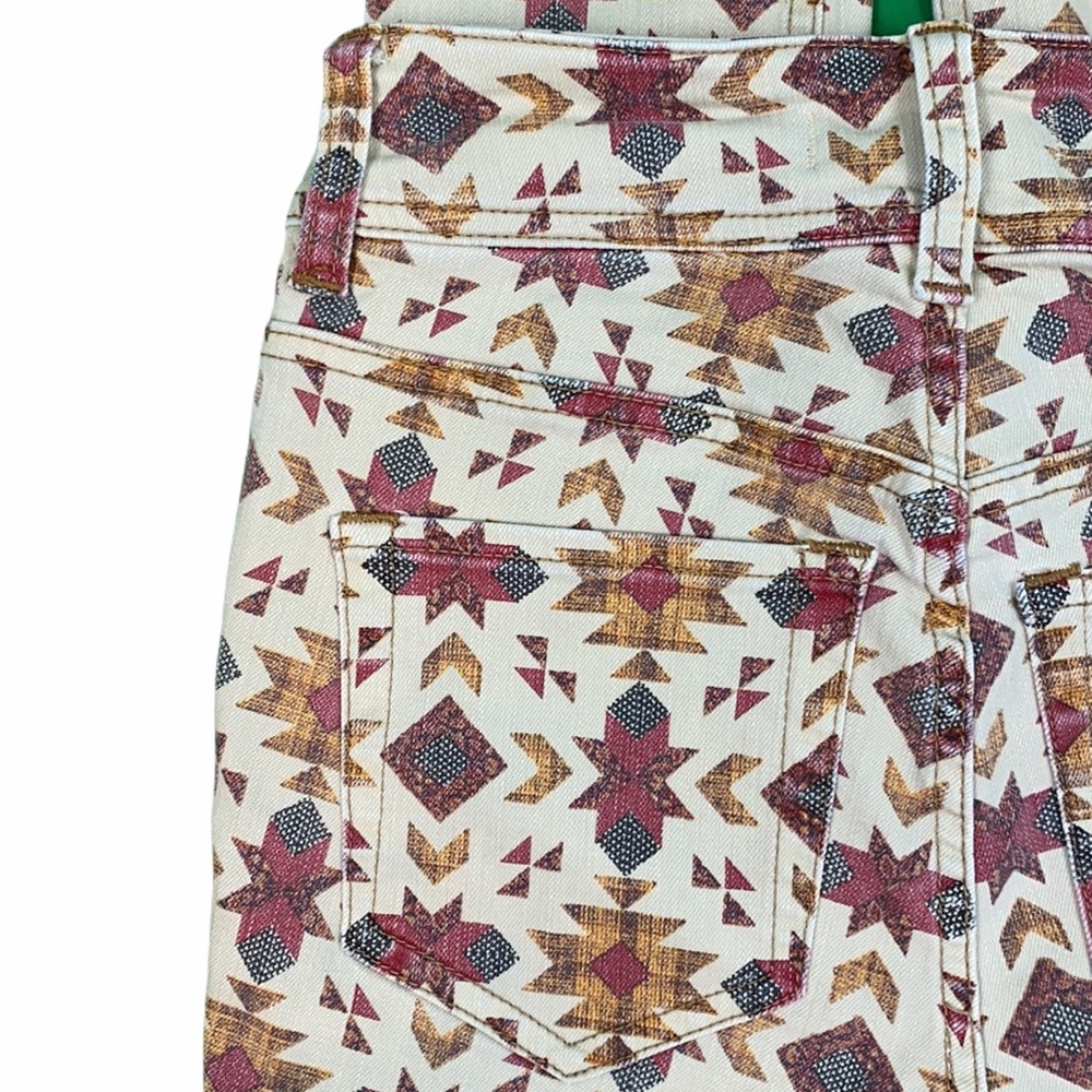Free People Wild Child Southwest Print Skinny Jeans - Picture 4 of 14